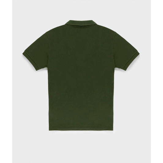 Grünes Poloshirt aus Baumwolle
