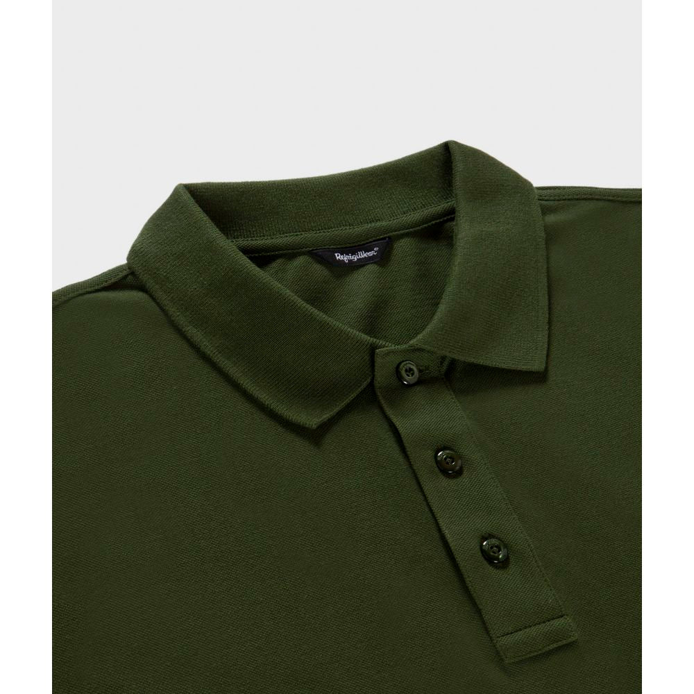 Grünes Poloshirt aus Baumwolle