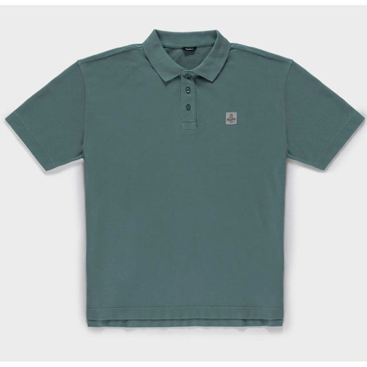 Grünes Poloshirt aus Baumwolle