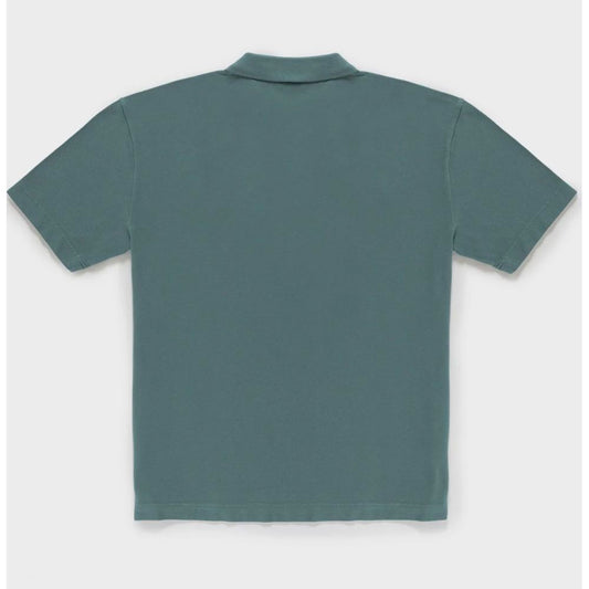 Grünes Poloshirt aus Baumwolle
