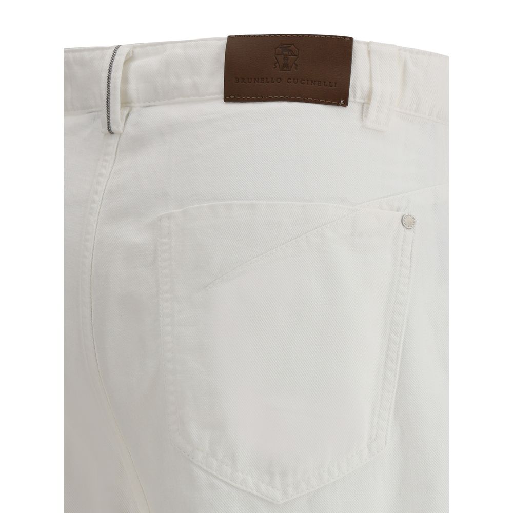 Jeans mit weitem Bein
