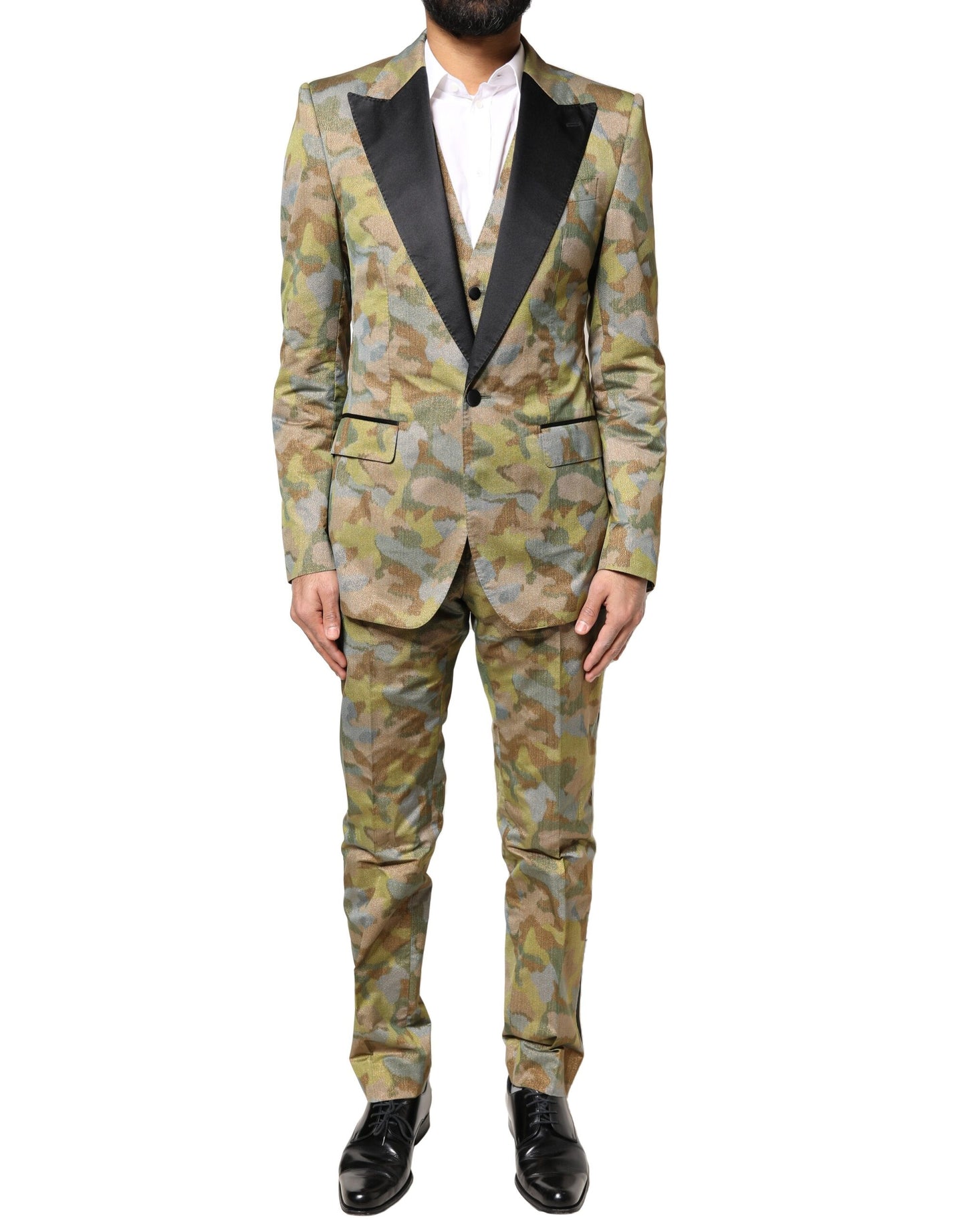 Mehrfarbiger Camouflage-Anzug SICILIA, 3-teilig