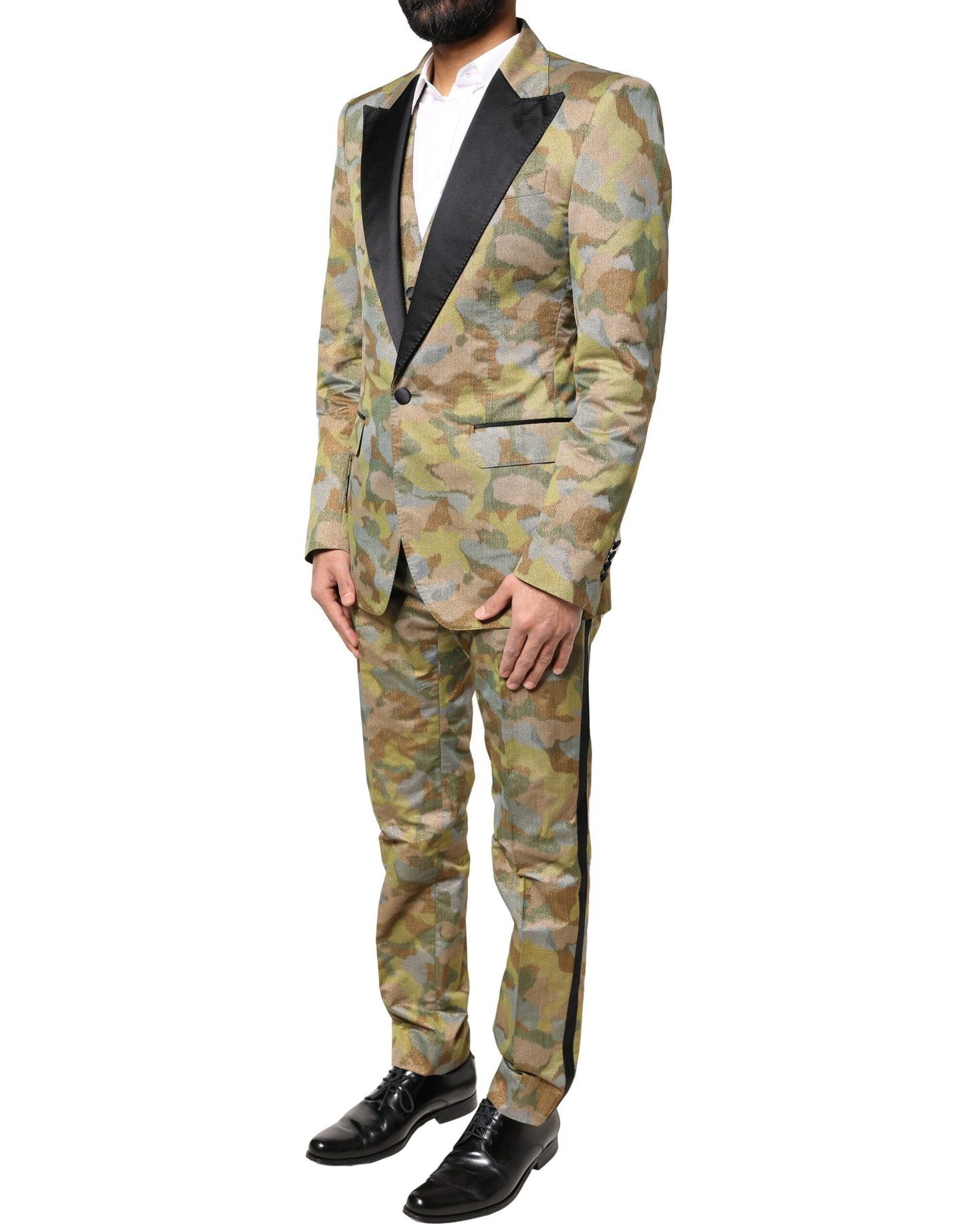 Mehrfarbiger Camouflage-Anzug SICILIA, 3-teilig