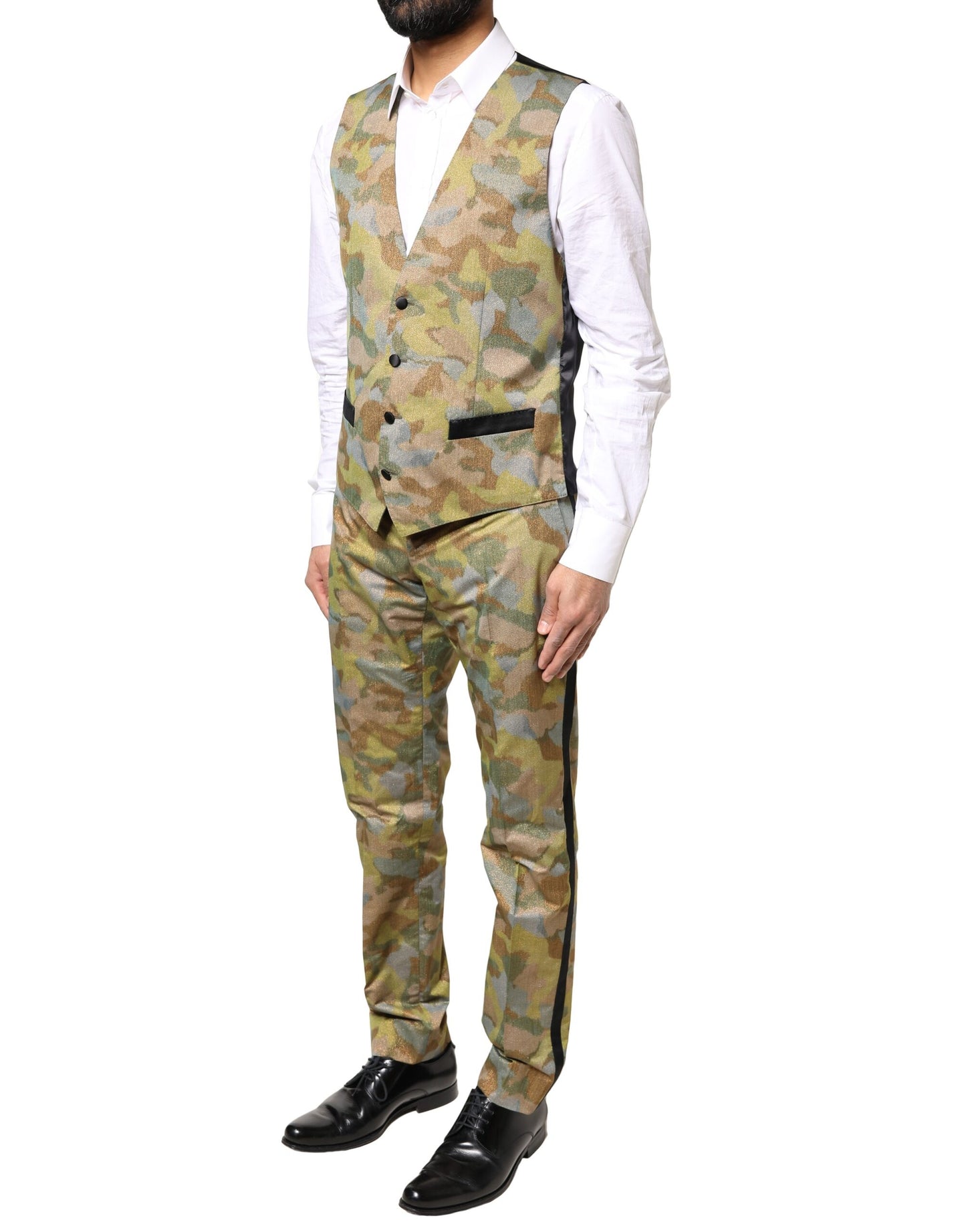Mehrfarbiger Camouflage-Anzug SICILIA, 3-teilig