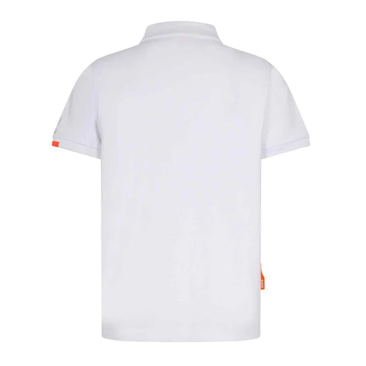 Weißes Poloshirt aus Baumwolle