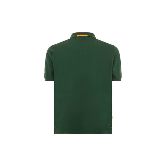Grünes Poloshirt aus Baumwolle
