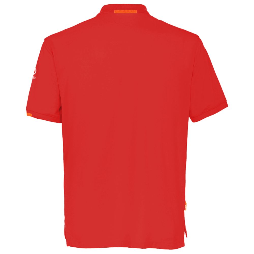 Rotes Poloshirt aus Baumwolle