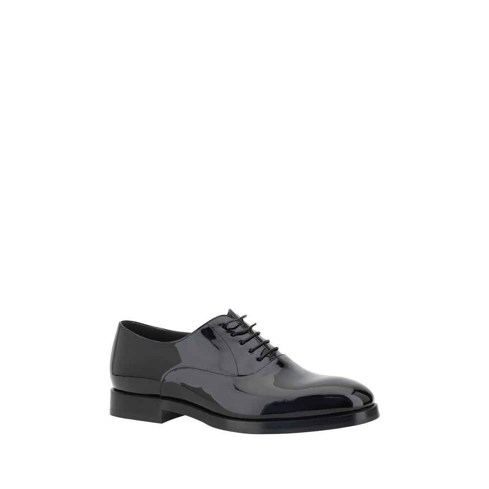Lackleder Schnürschuhe