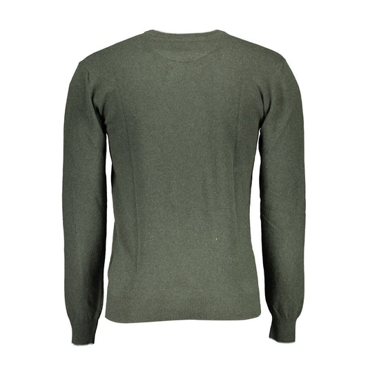 Grüner Wollpullover für Herren
