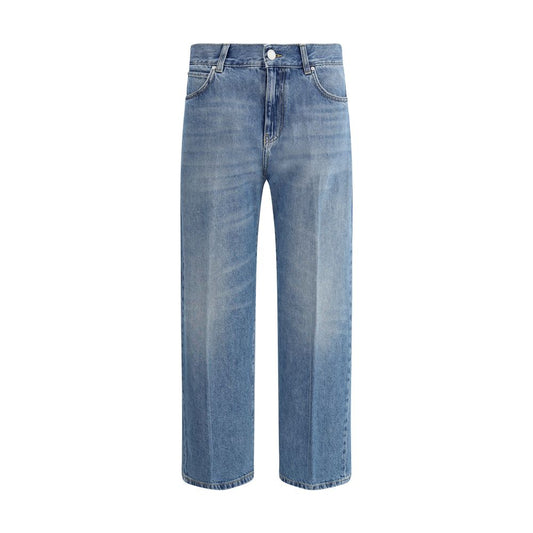 Schöne Jeans mit weitem Bein