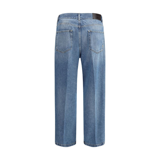 Schöne Jeans mit weitem Bein