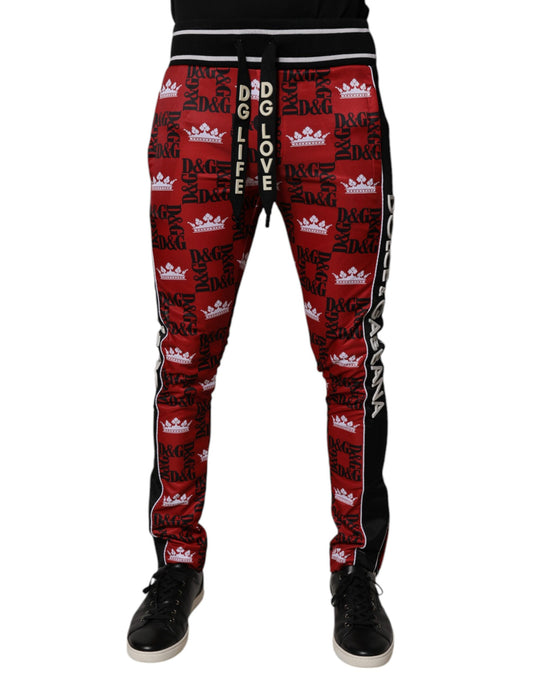 Red Crown Logo Monogramm Herren Jogginghose