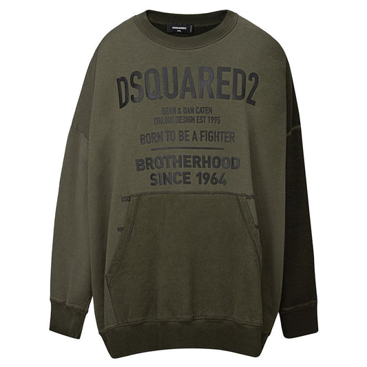 Green Cotton Hoody