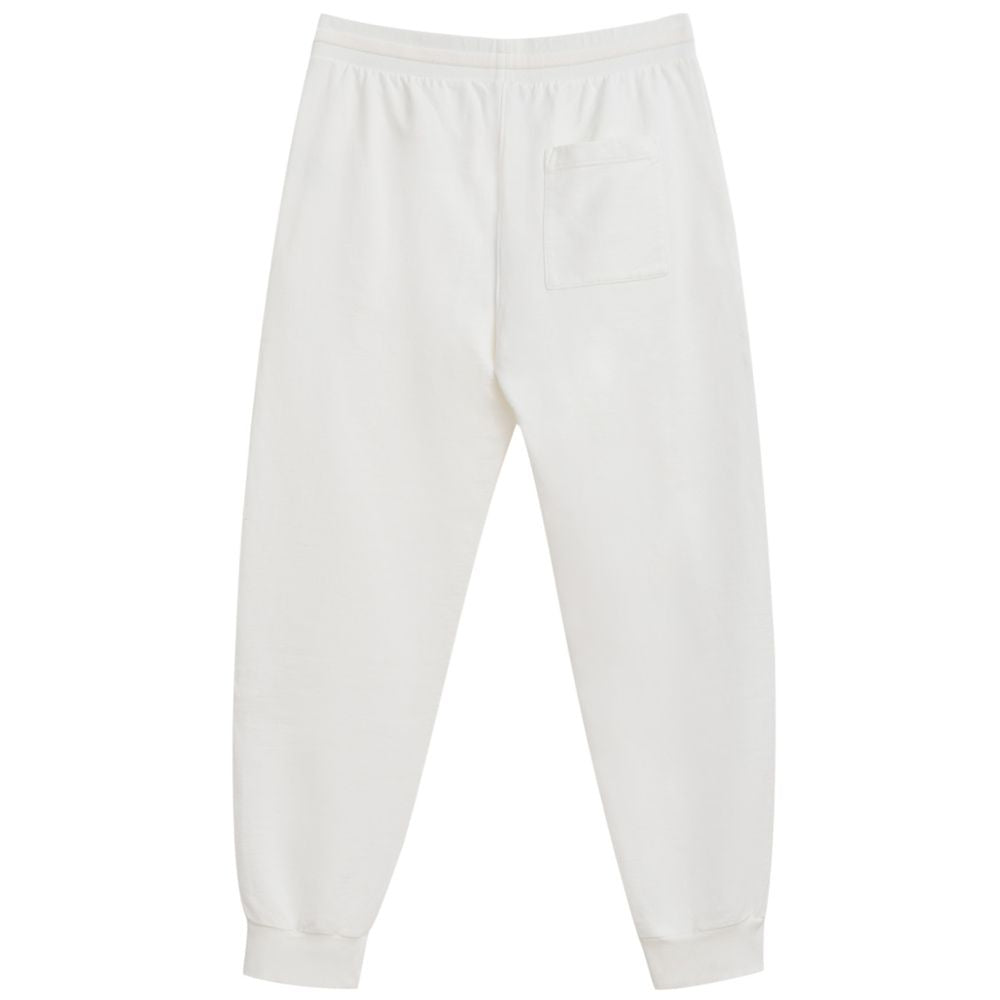 Weiße Sporthose aus Baumwolle