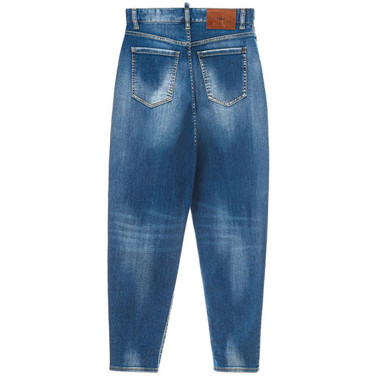 Blue Cotton Jeans Denim