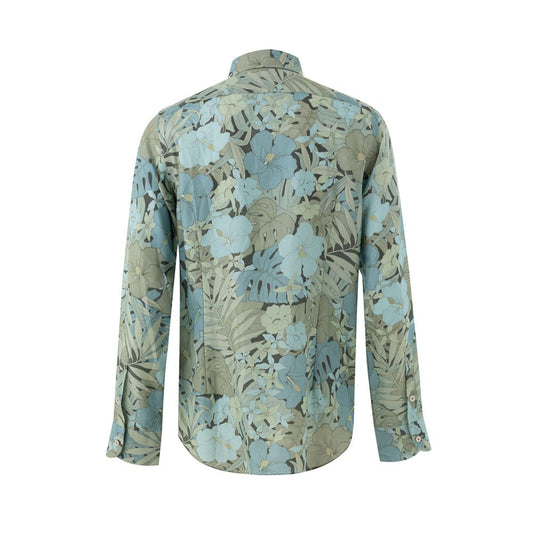 Blaues Lyocell-Hemd