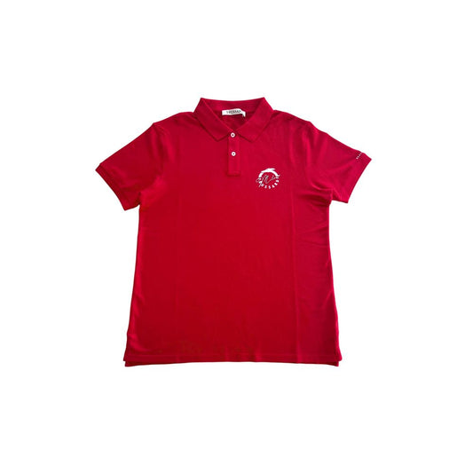 Rotes Poloshirt aus Baumwolle für Herren