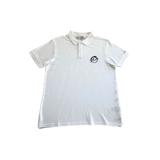 Weißes Herren-Poloshirt aus Baumwolle