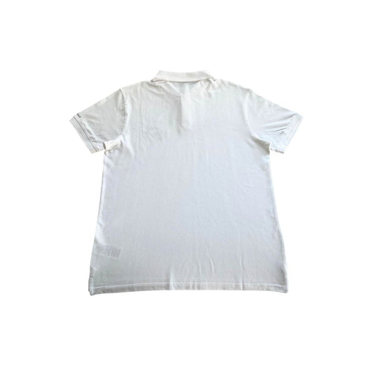Weißes Herren-Poloshirt aus Baumwolle