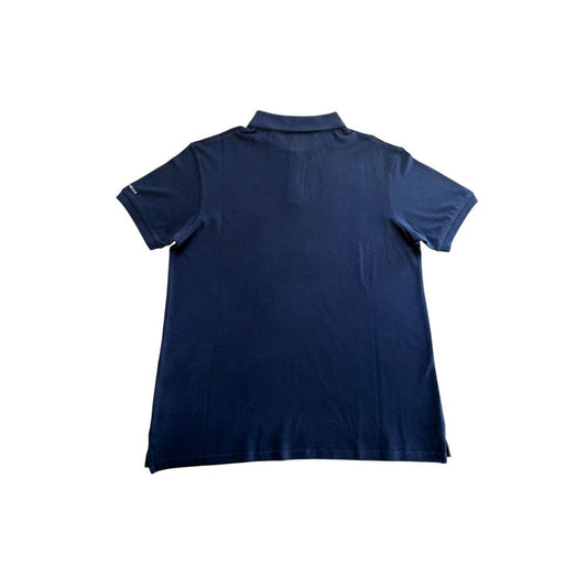 Blaues Poloshirt aus Baumwolle für Herren