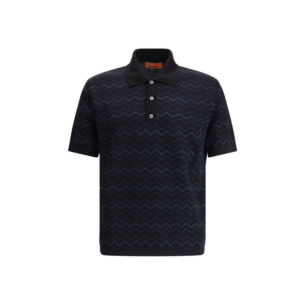 Strick-Poloshirt