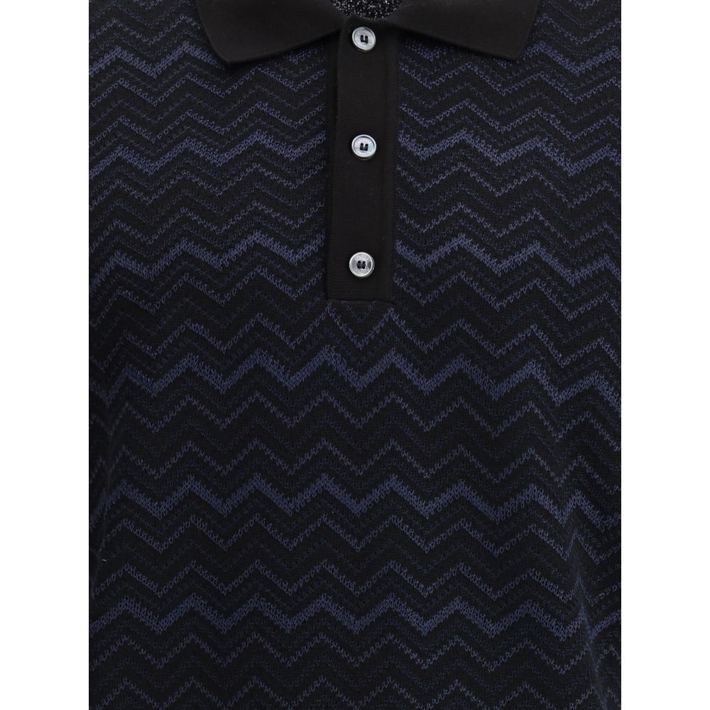 Strick-Poloshirt