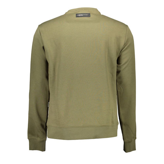 Grüner Baumwollpullover für Herren