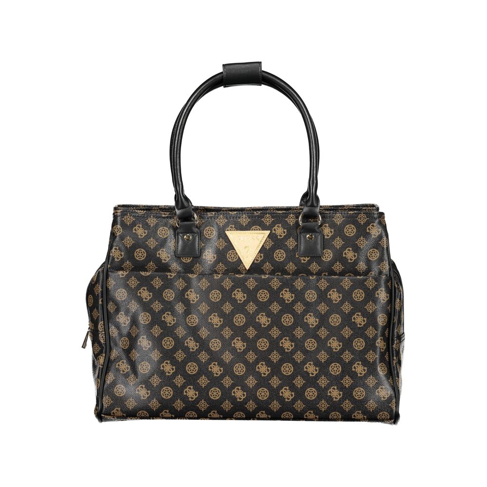 Braune Handtasche aus Polyethylen