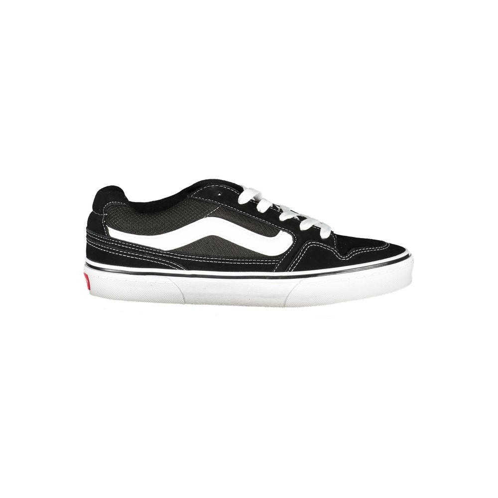Schwarzer Polyester-Sneaker