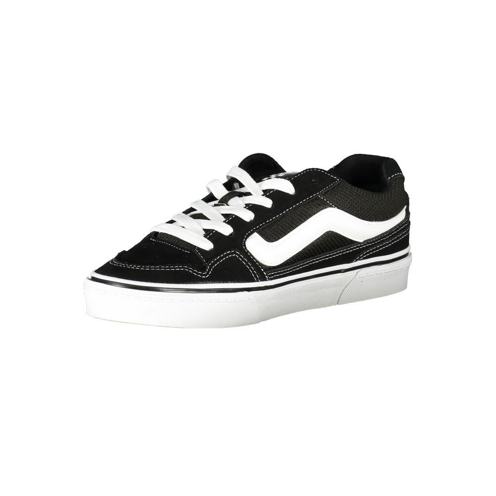 Schwarzer Polyester-Sneaker