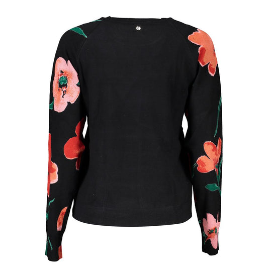 Schicker Pullover mit Rundhalsausschnitt und Kontrast