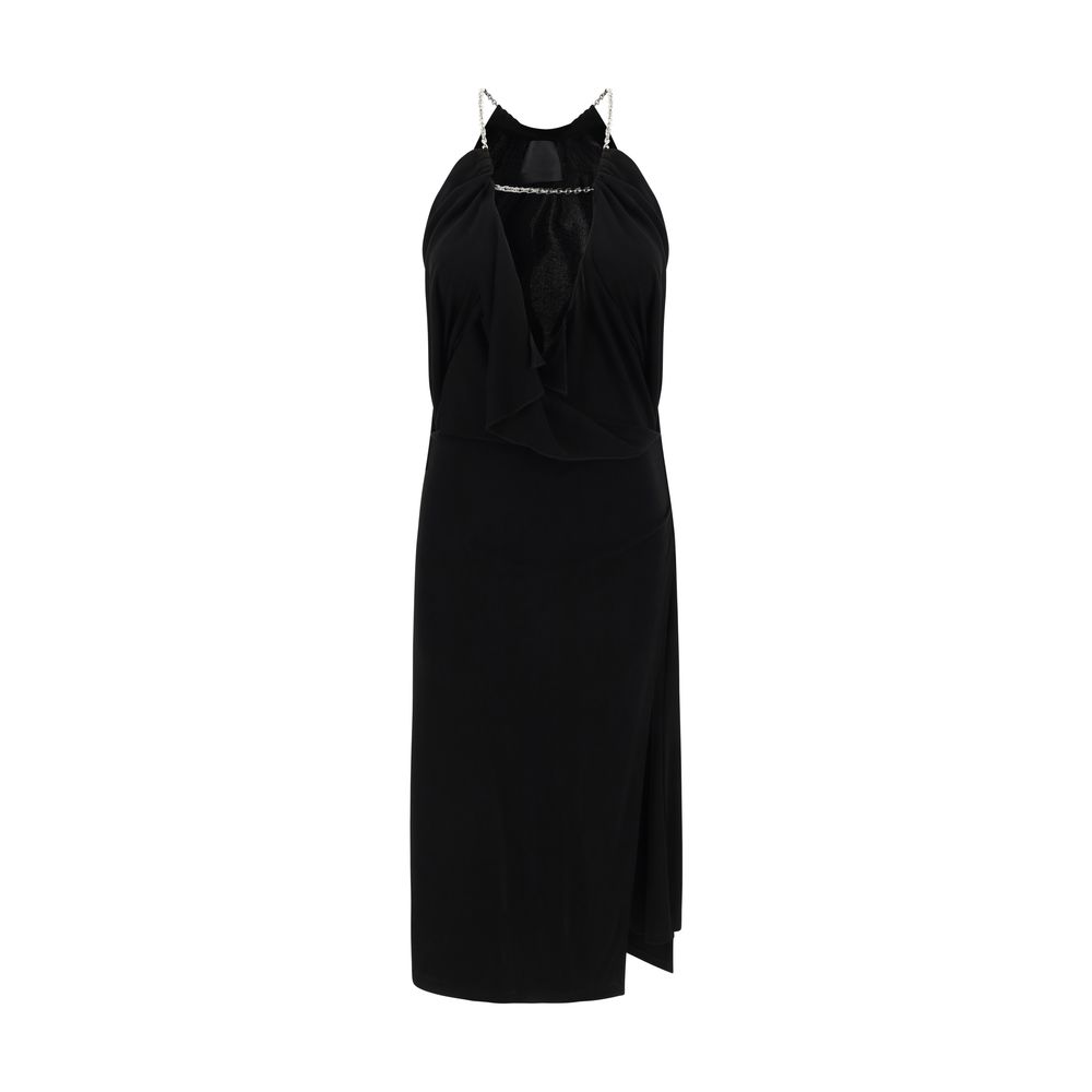 Midikleid mit Neckholder-Ausschnitt