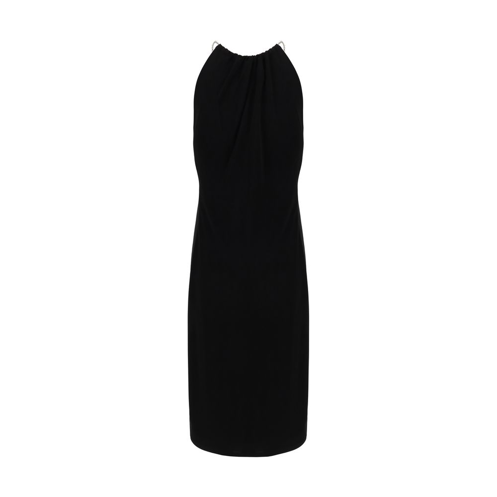 Midikleid mit Neckholder-Ausschnitt