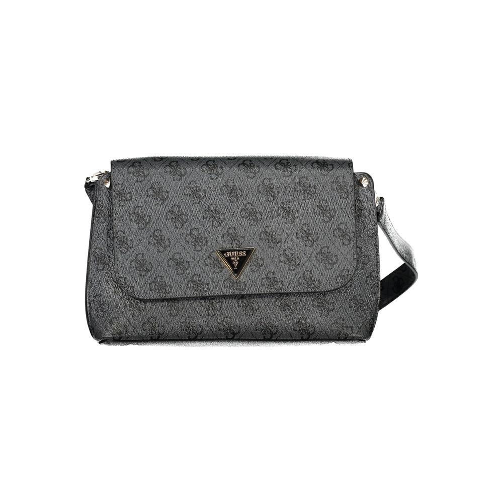 Schwarze Handtasche aus Polyethylen