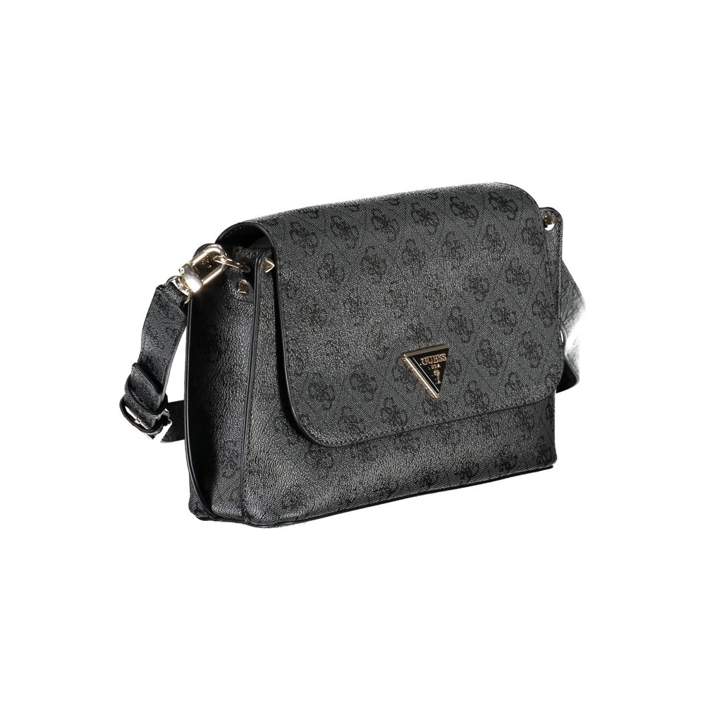 Schwarze Handtasche aus Polyethylen