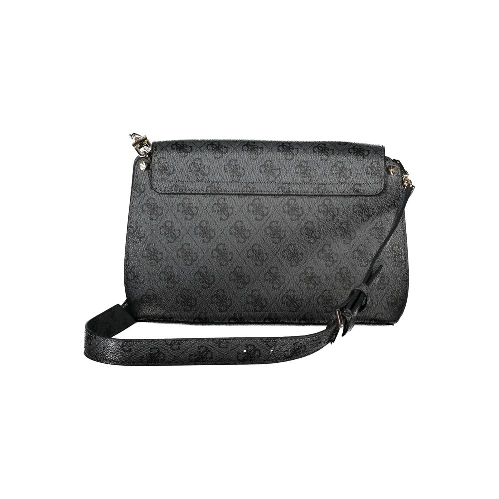 Schwarze Handtasche aus Polyethylen
