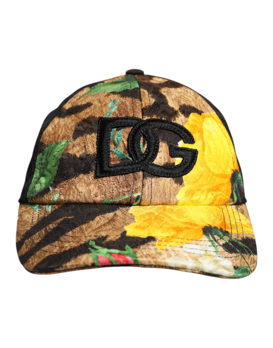 Mehrfarbige Baseballkappe mit 6 Panelen und DG-Logo-Patch