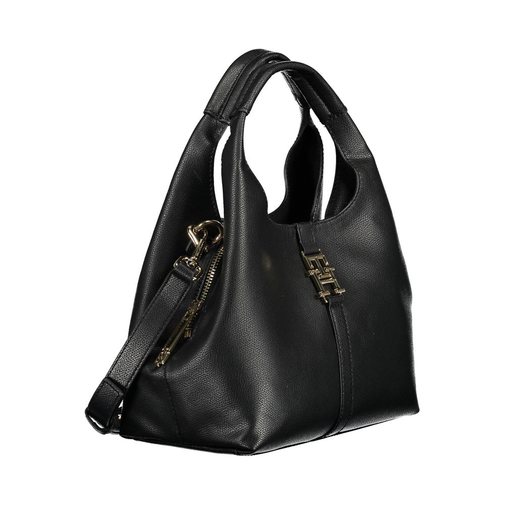 Schwarze Polyethylen Damenhandtasche