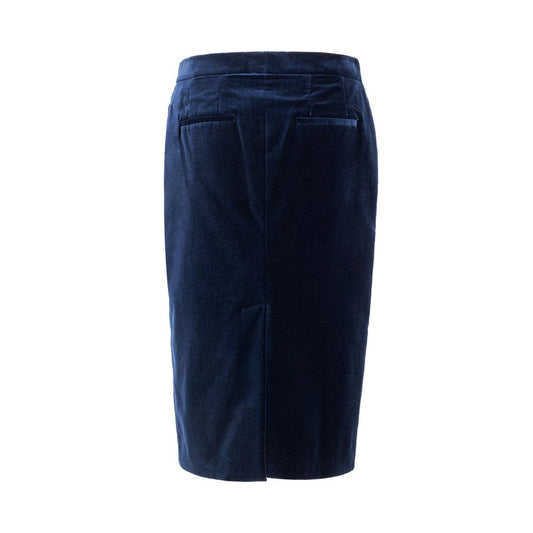 Blue Cotton Skirt