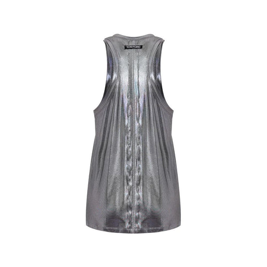 Graues Viskose-Tanktop