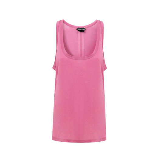 Rosa Seiden-Tanktop