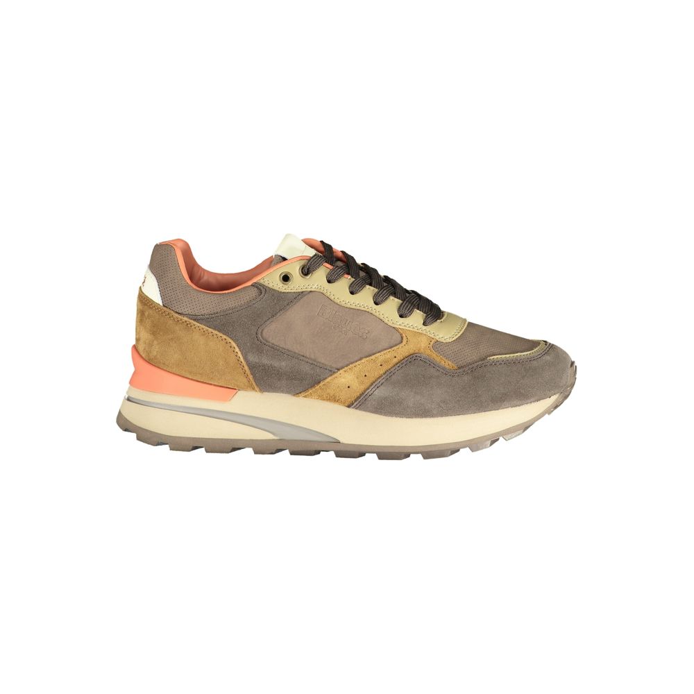 Braune Polyethylen Herren Sneaker