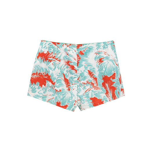 Weiße Badeshorts aus Polyamid