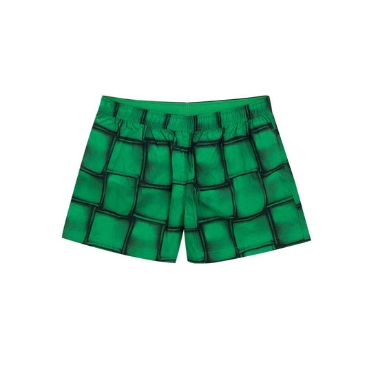 Grüne Badeshorts aus Polyamid