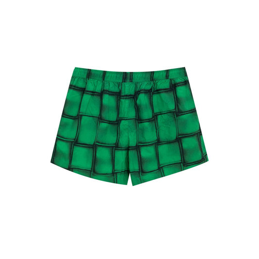 Grüne Badeshorts aus Polyamid