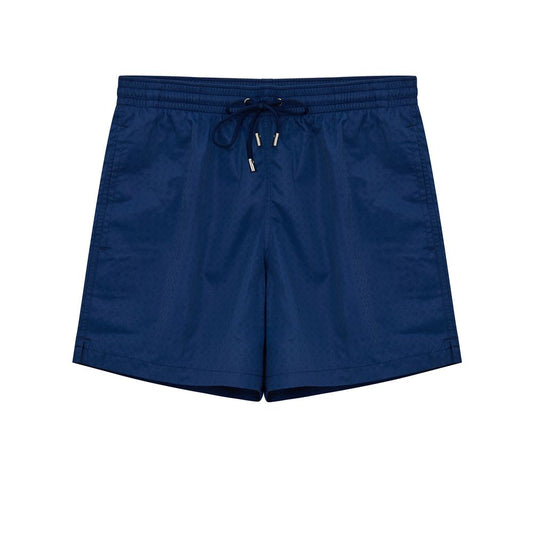 Blaue Polyester-Badeshorts