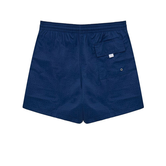 Blaue Polyester-Badeshorts