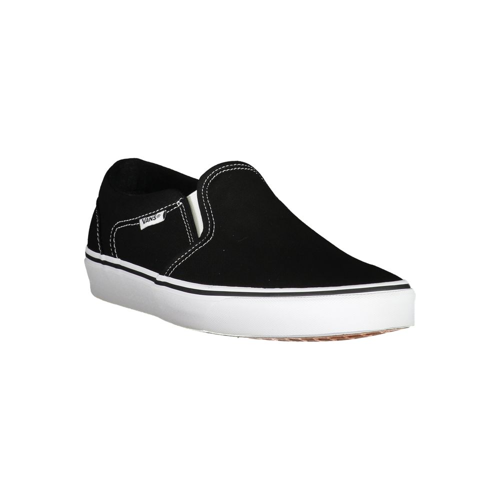 Schwarzer Polyester-Sneaker