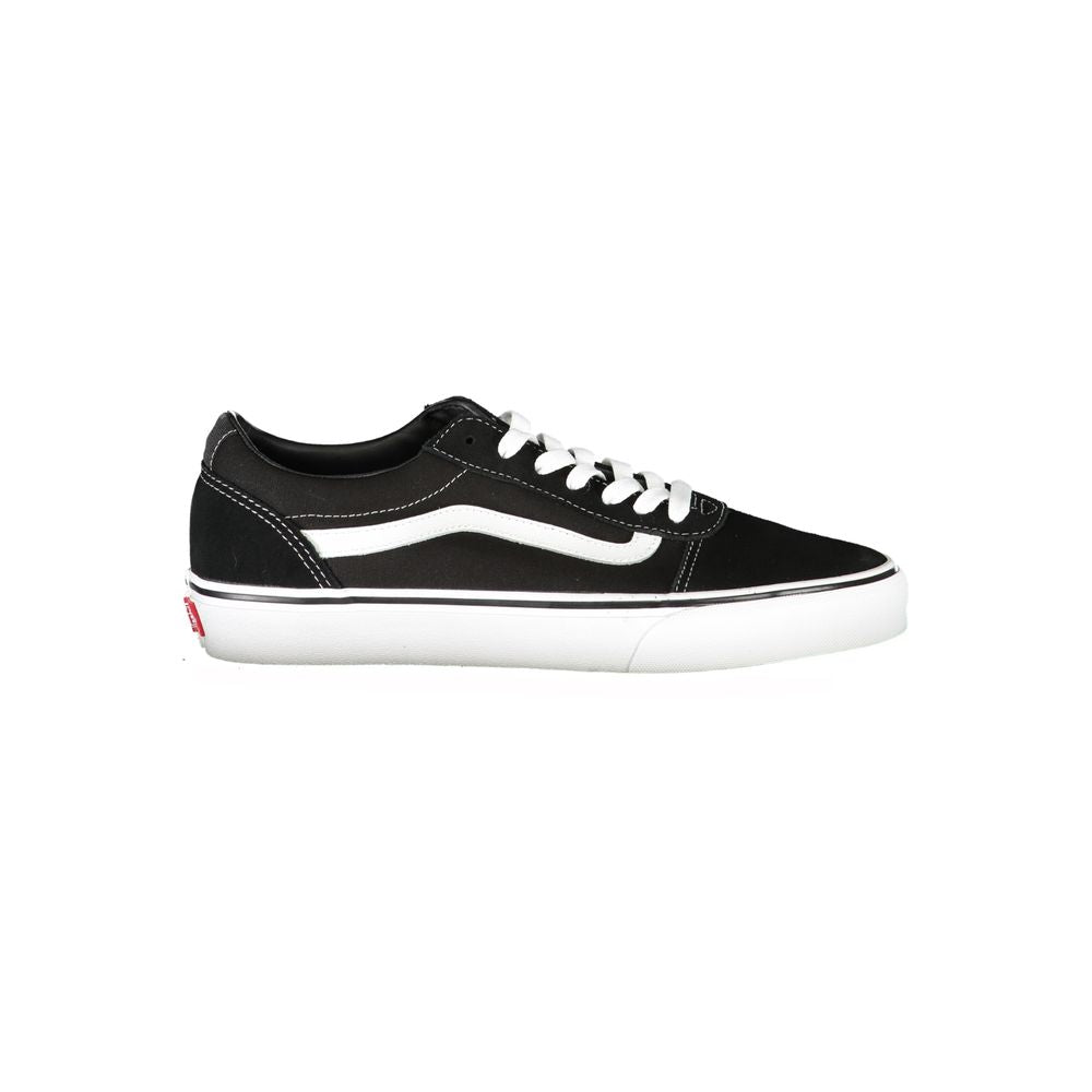 Schwarzer Polyester-Sneaker
