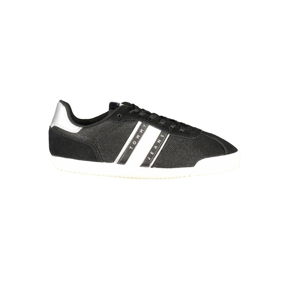 Schwarzer Polyester-Sneaker für Damen